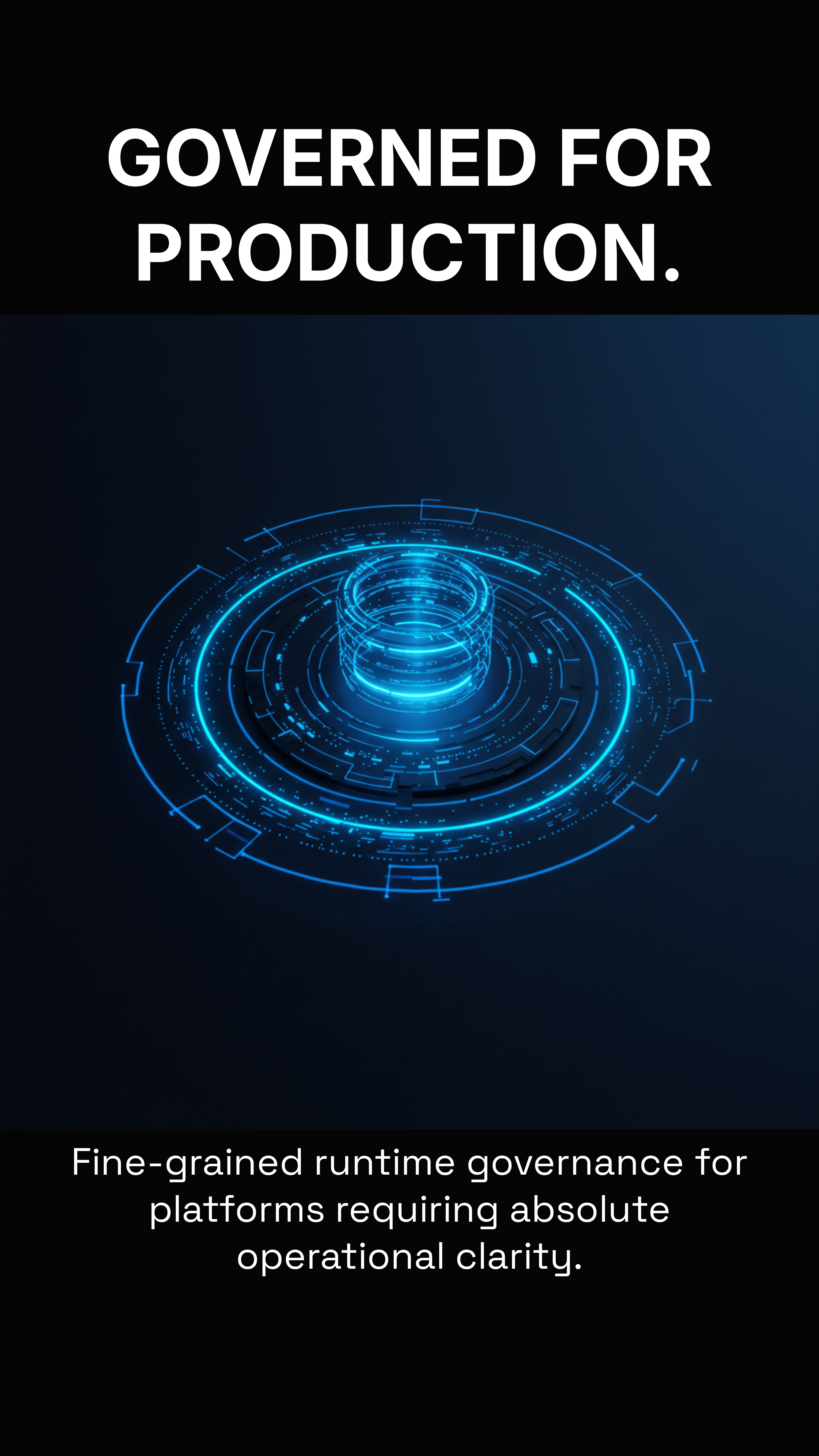 Governed for Production